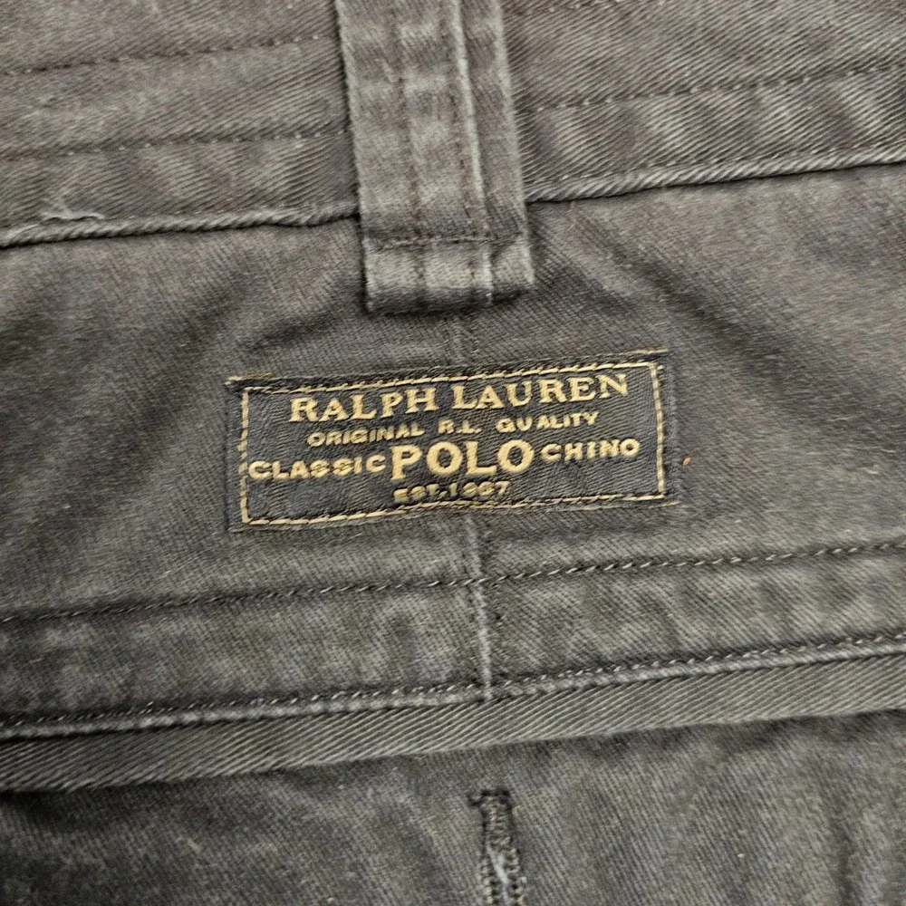 Polo Ralph Lauren Mens Navy Blue Cargo Shorts Classic Chino Size 36